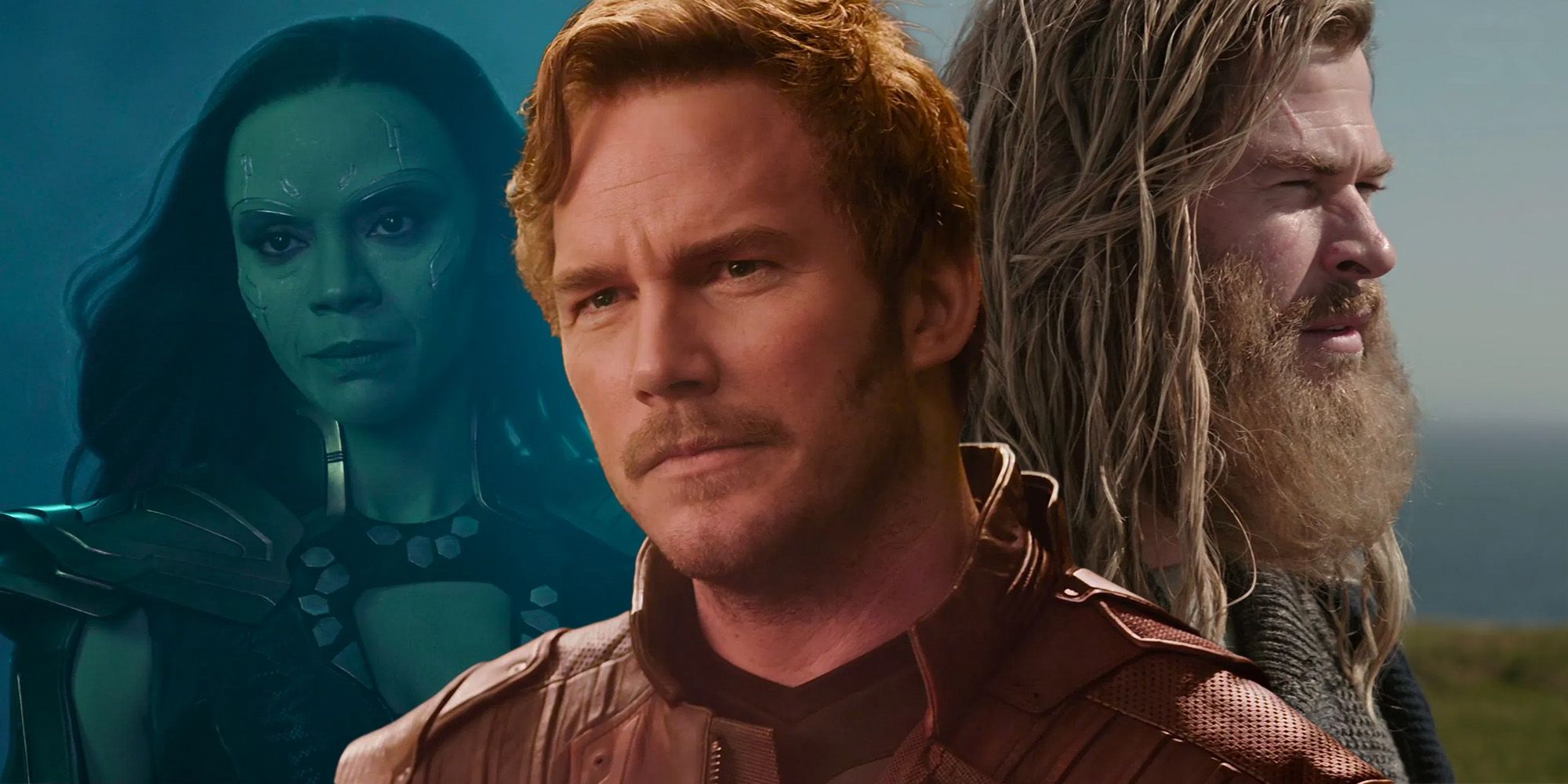 Star lord guardians of the galaxy gamora Thor Avengers endgame
