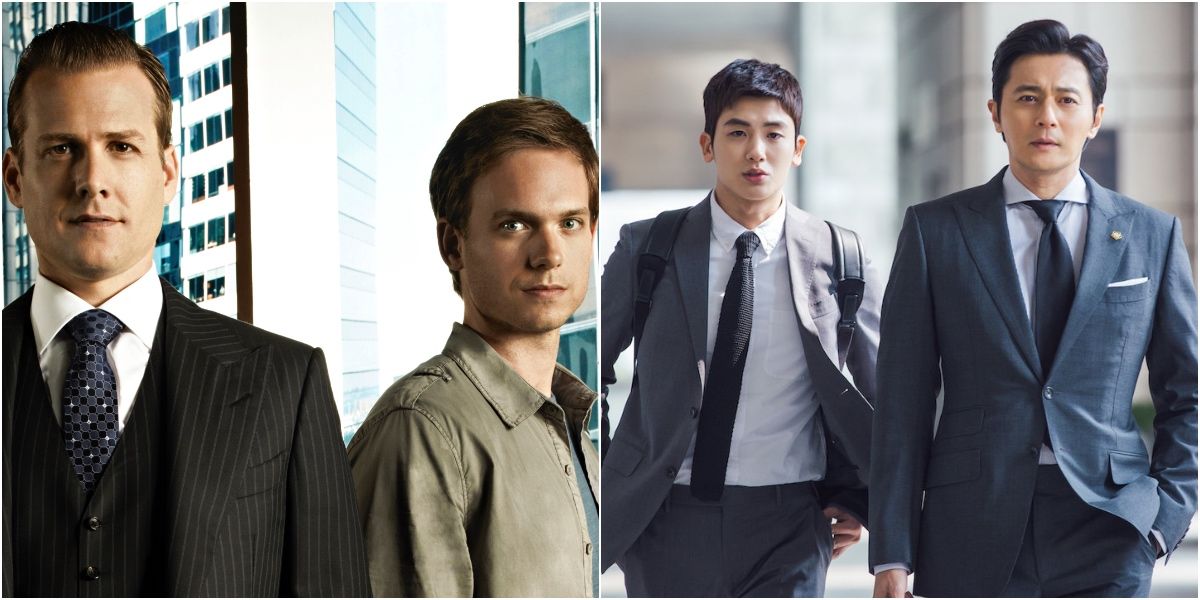 Harvey and Michael and Yeon-woo and Kang-seok in both Suits