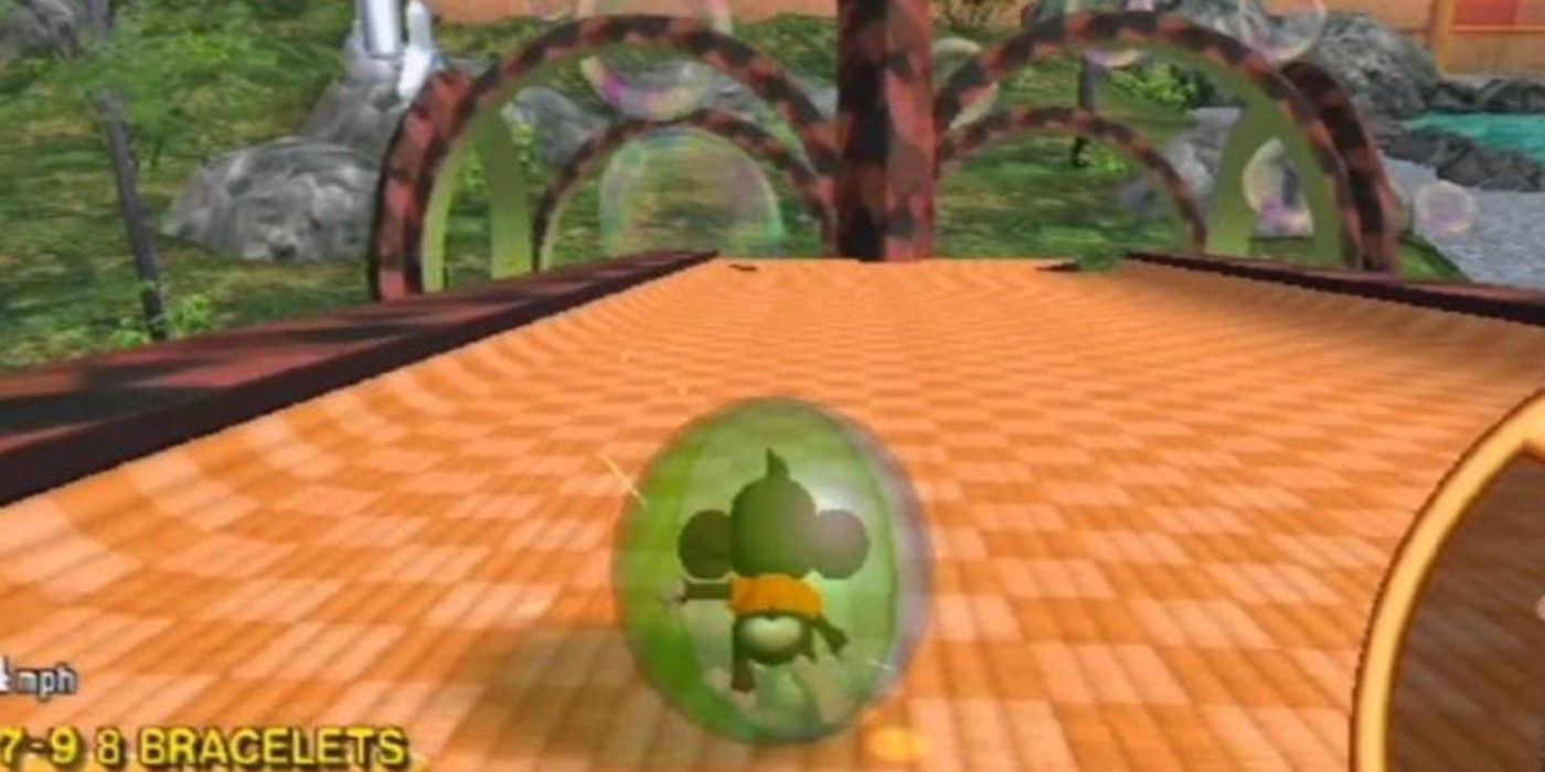 Super Monkey Ball on the GameCube
