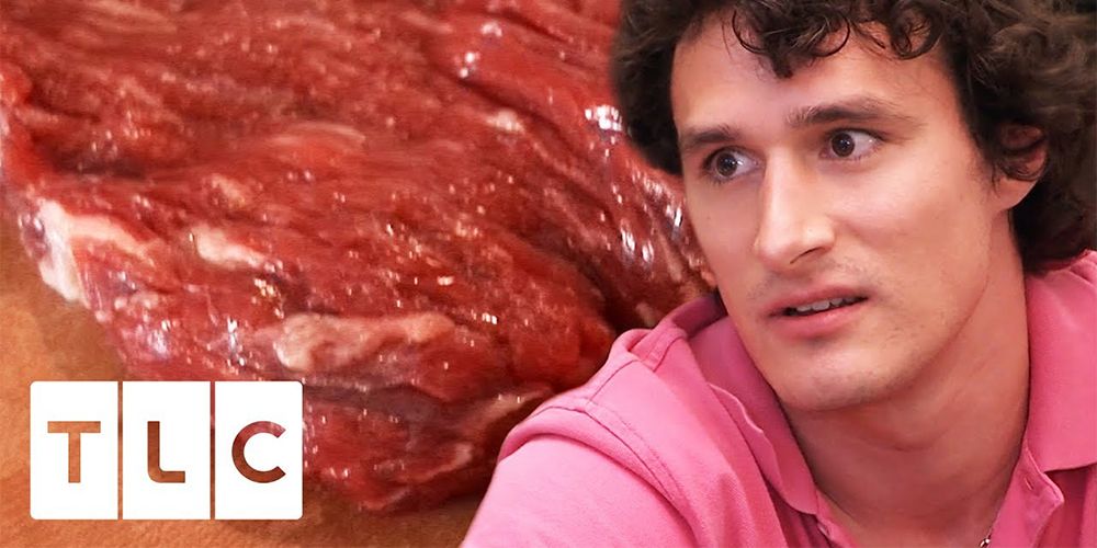 Guy loves raw meat