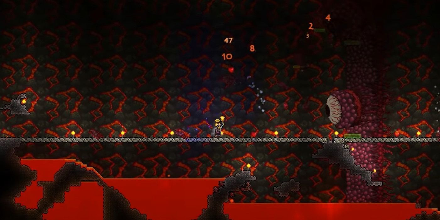 terraria bosses wall of flesh