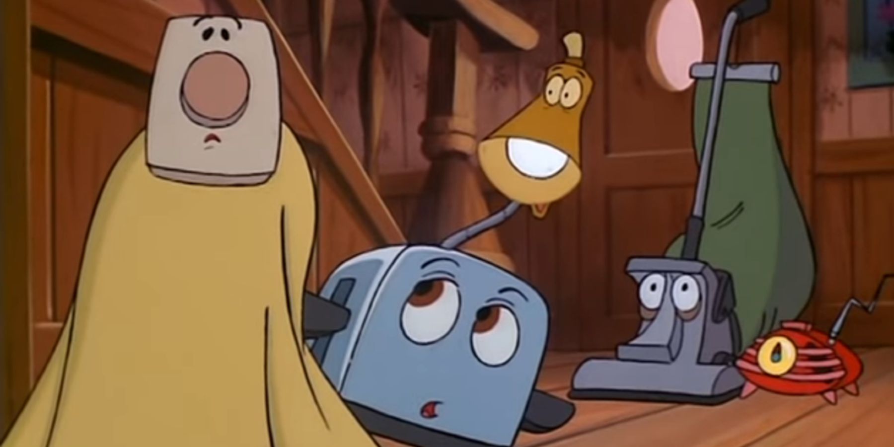 The Appliance Gang in The Brave Little Toaster