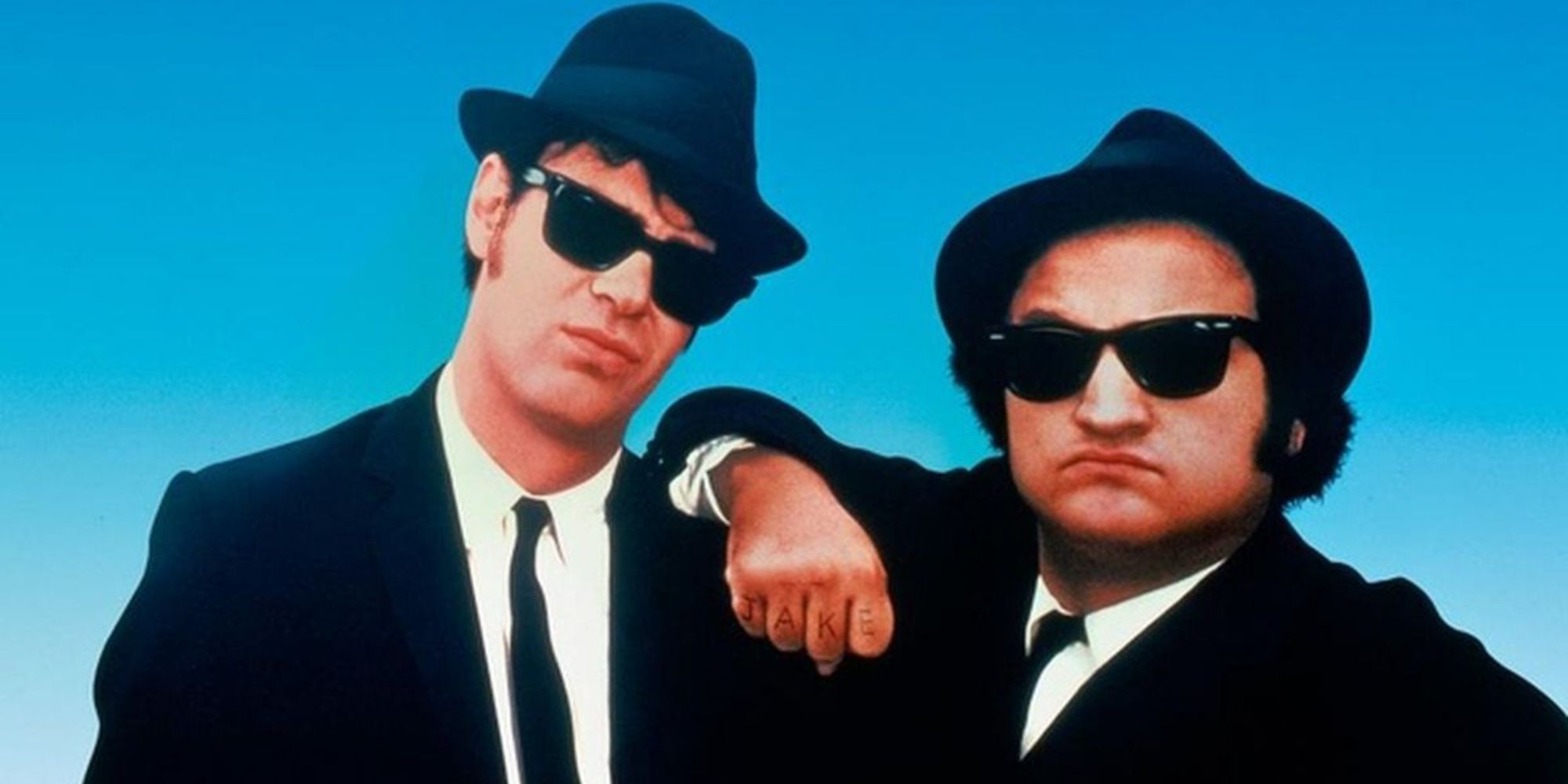 Dan Aykroyd and John Belushi in The Blues Brothers