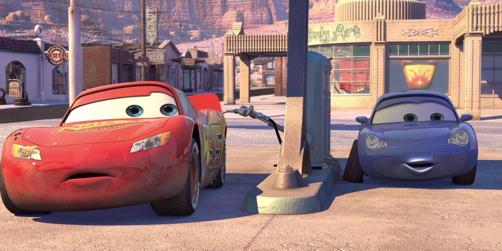 Lightning McQueen and Sally