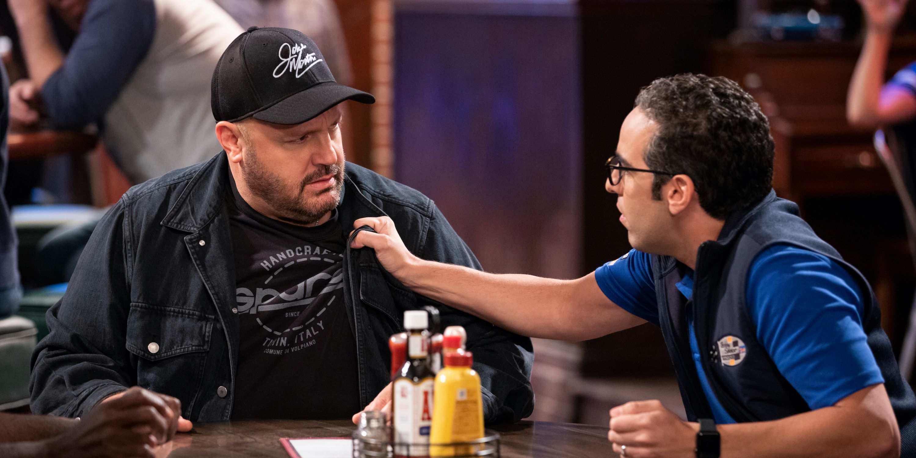 Kevin James and Dan Ahdoot in The Crew on Netflix