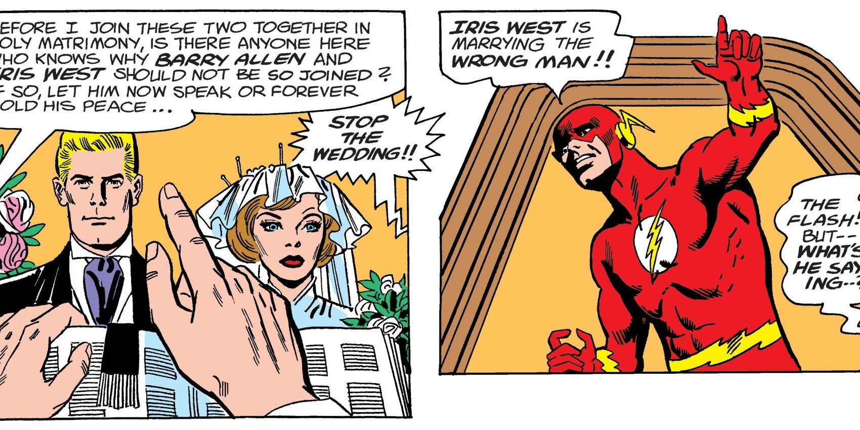 O casamento do Flash e Iris West