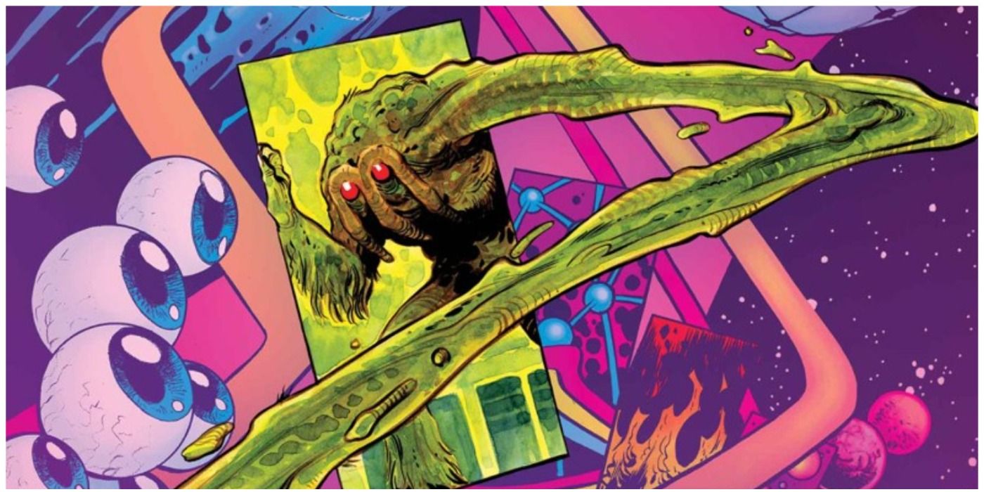Man-Thing enters The Nexus Of All Realities in Marvel Comics.