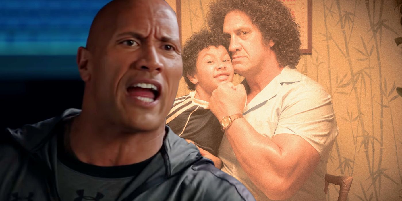 The Rock in Fighting with my Family and Young Rock (1)