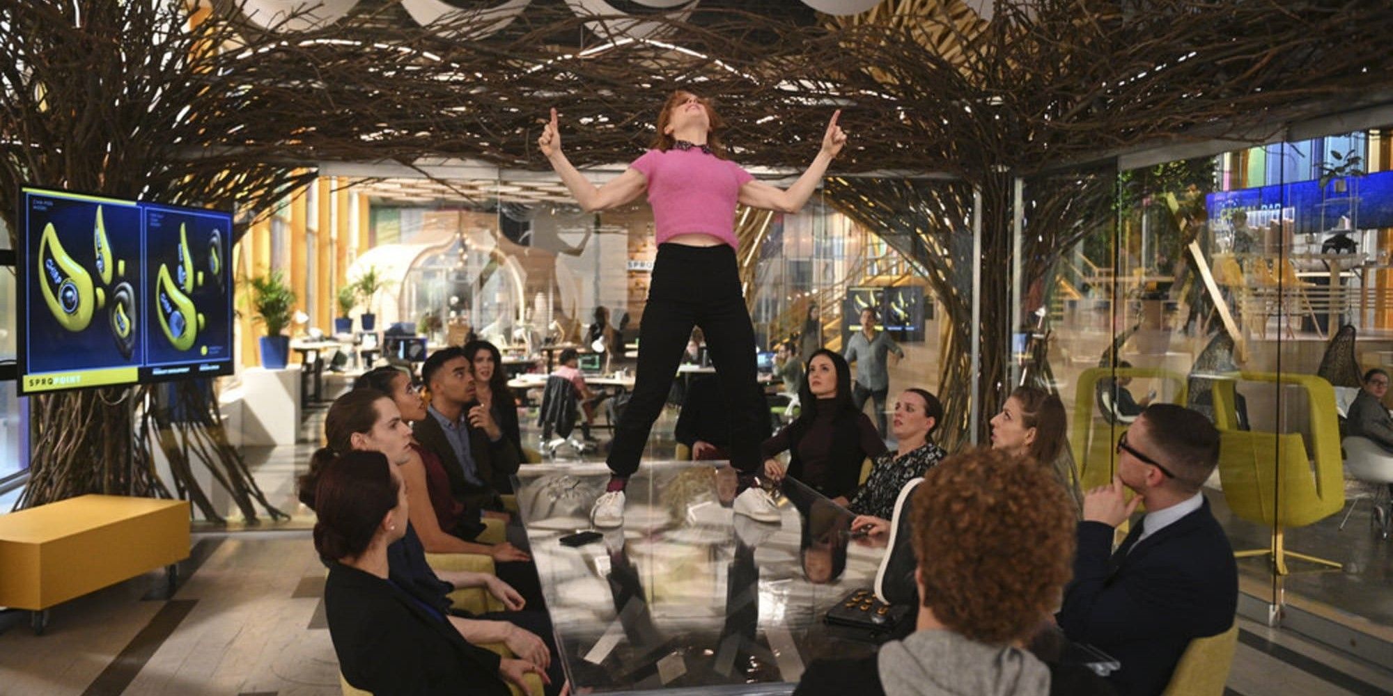 Jane Levy performance on the table 