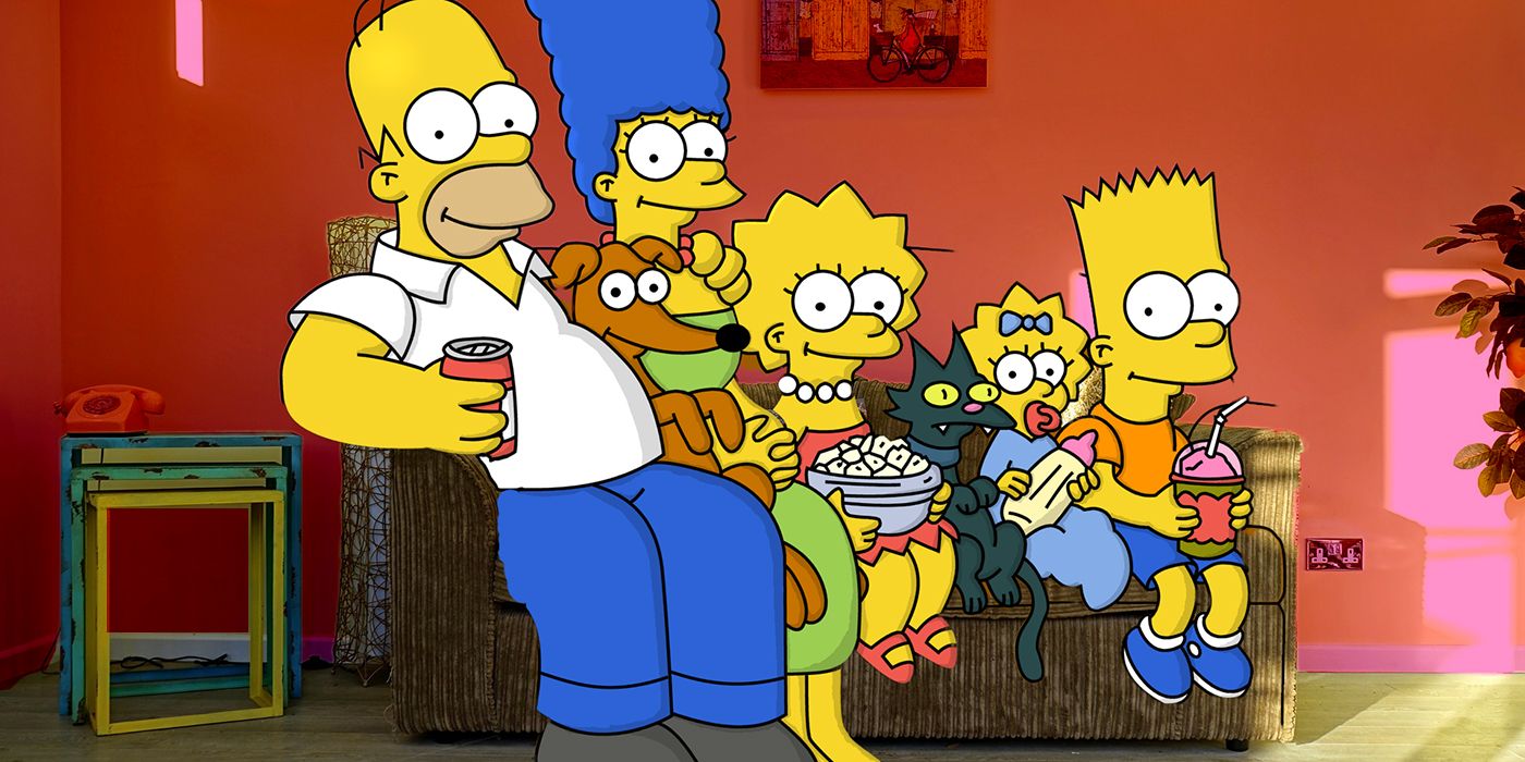 The Simpsons Video Recreates The Opening Using Only Stock Footage featured