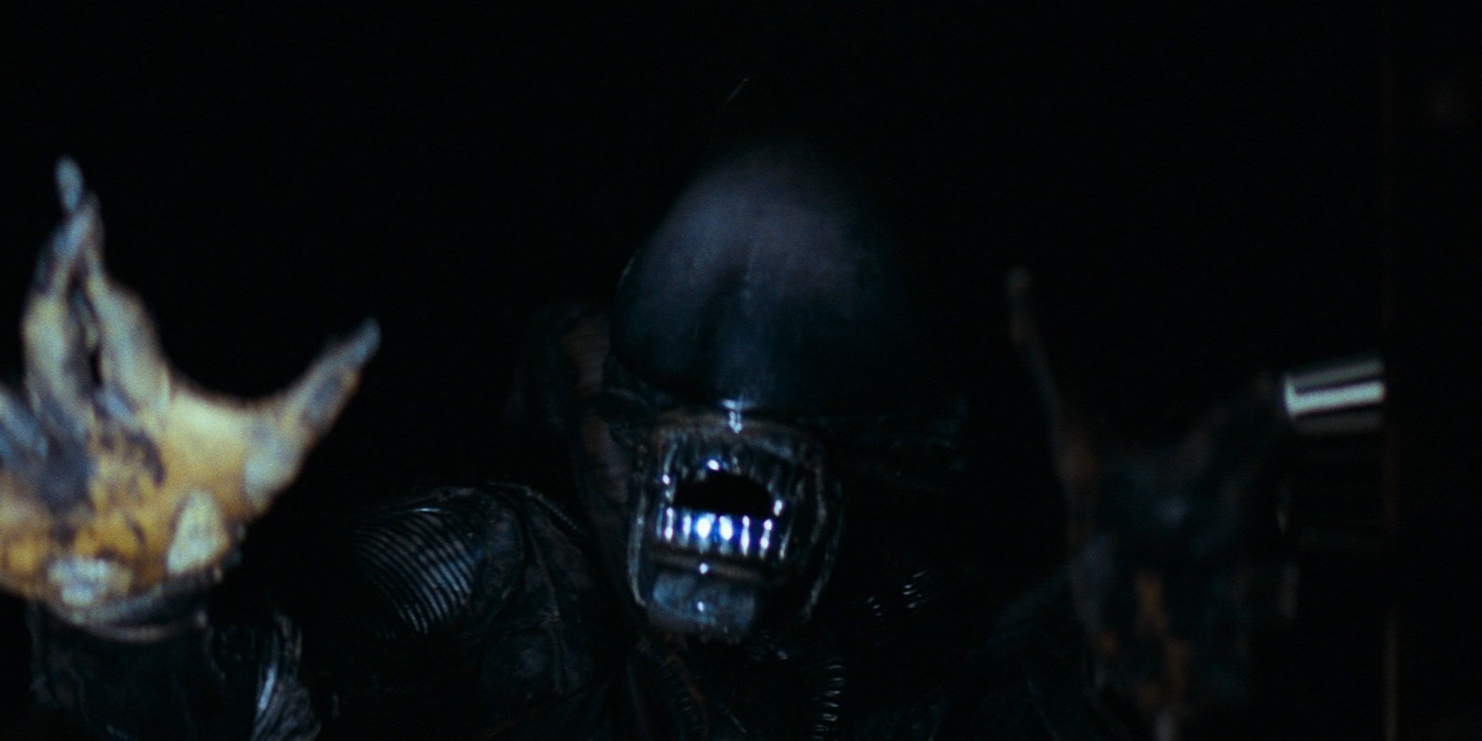 The xenomorph in Alien doing a jumpscare