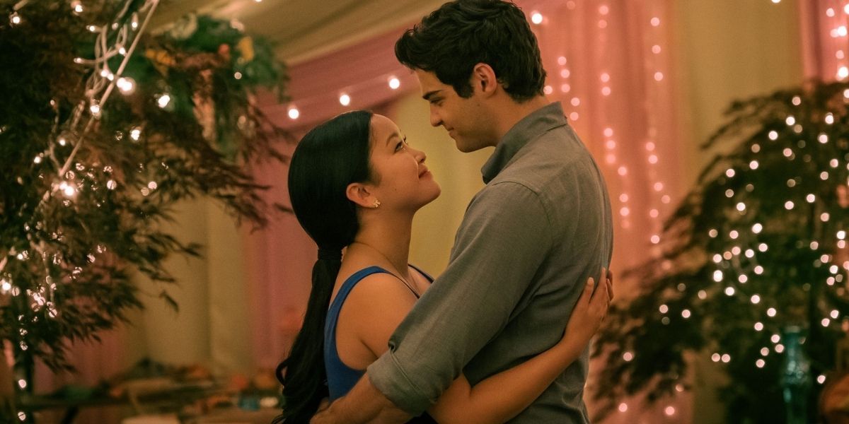 Peter and Lara Jean dancing together after the wedding