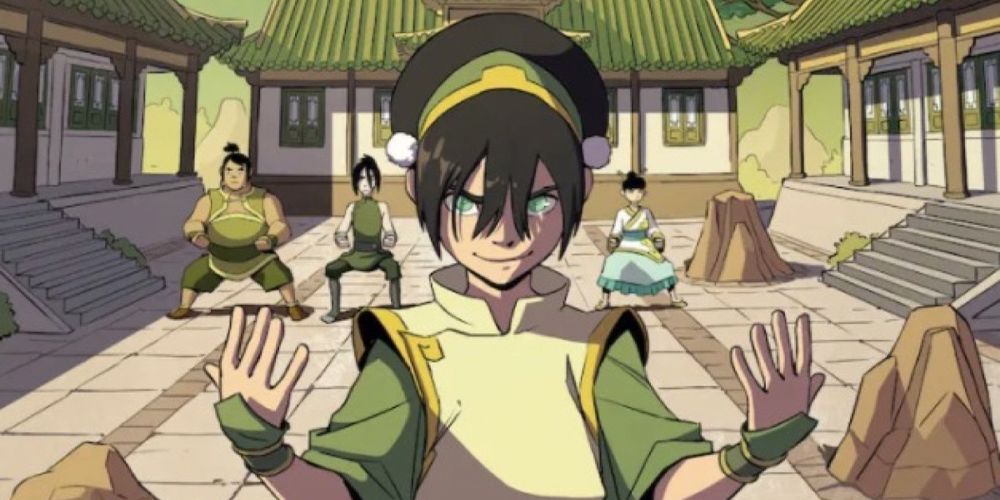 Toph looking confident.