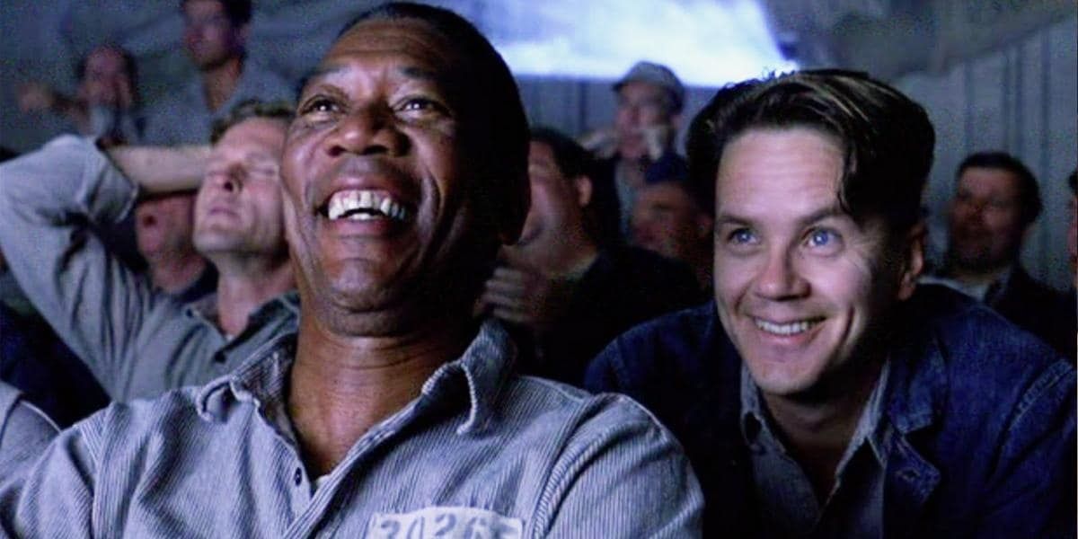 Morgan Freeman and Tim Robbins in Shawshank Redemption
