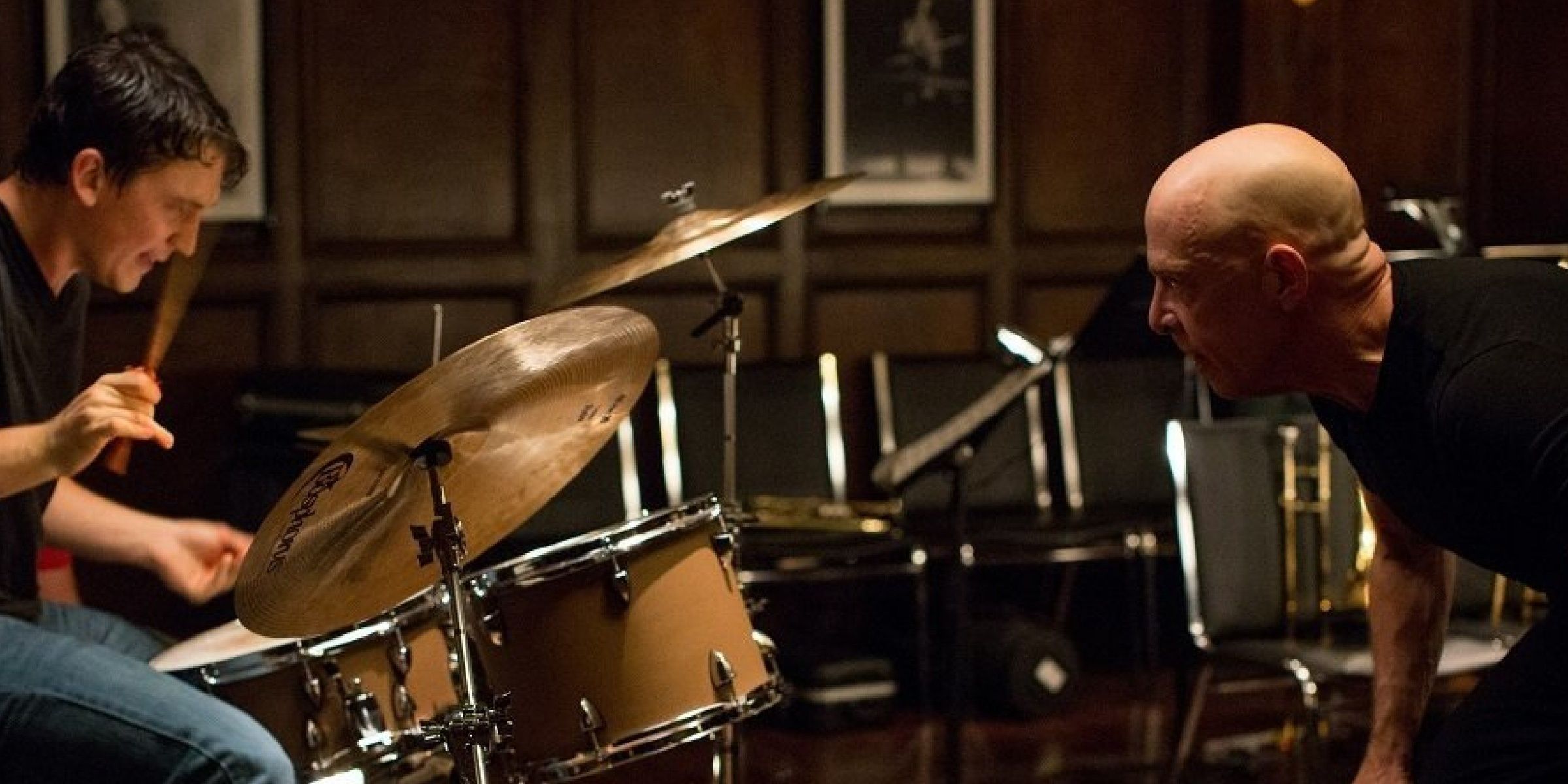 JK Simmons watched Miles Teller play drums in Whiplash