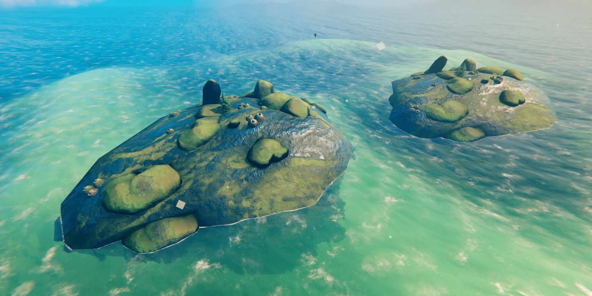 The Leviathan are akin to Kraken and appear as tiny islands in the Oceans in Valheim