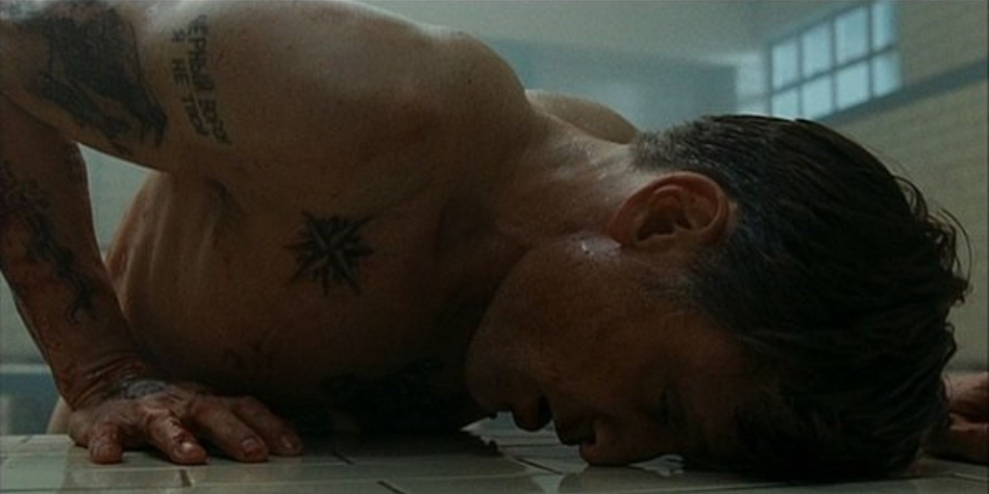 Viggo Mortensen in the sauna scene in Eastern Promises