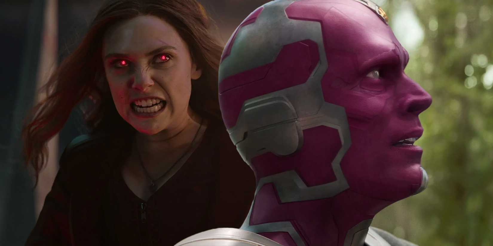 Vision Scarlet Witch Avengers endgame wandavision