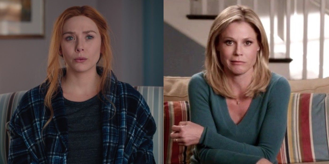 WandaVision Elizabeth Olsen and Modern Family Julie Bowen