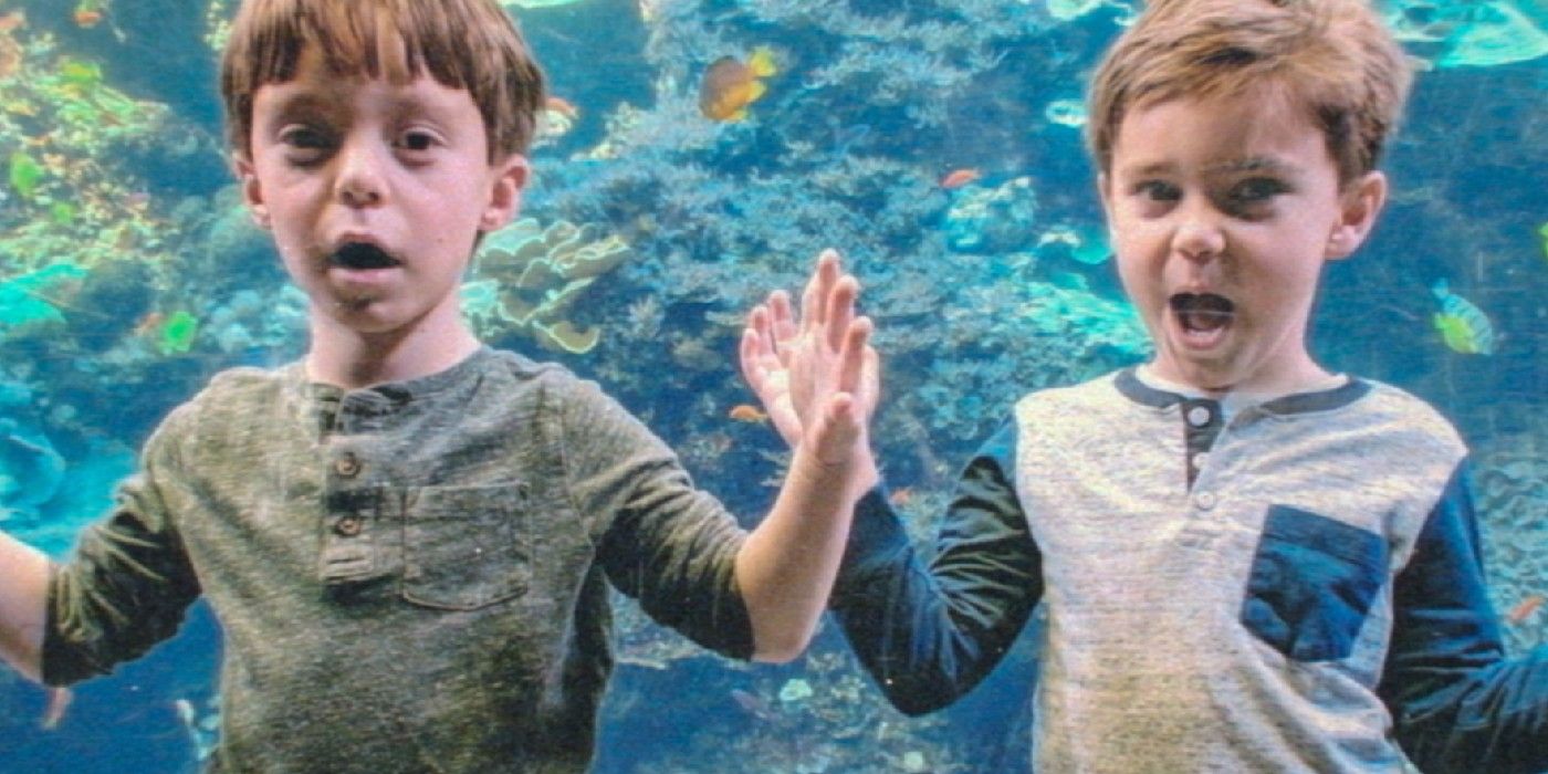 WandaVision Episode 5 - Tommy and Billy at Aquarium