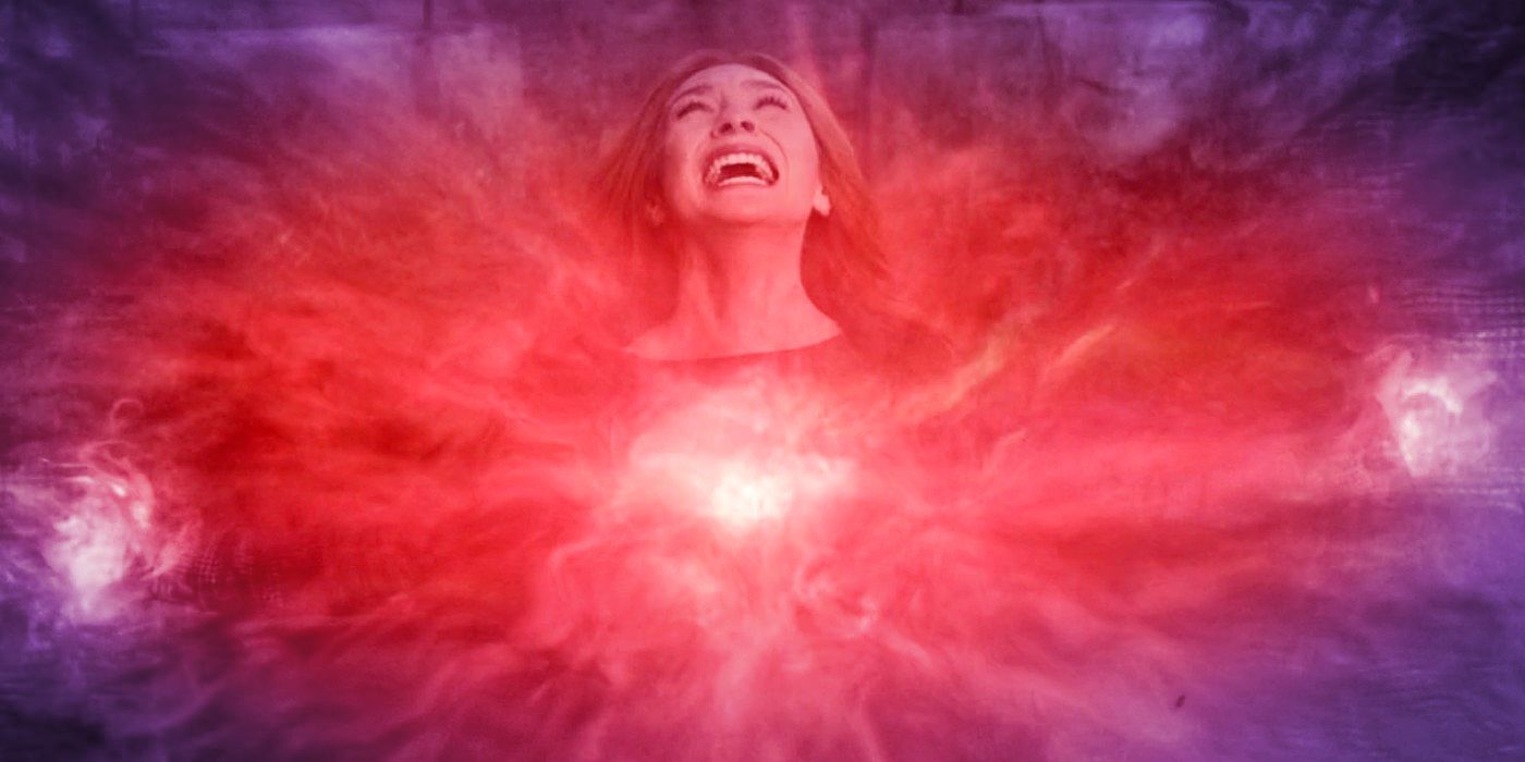 Wanda has Chaos Magic burst out from her