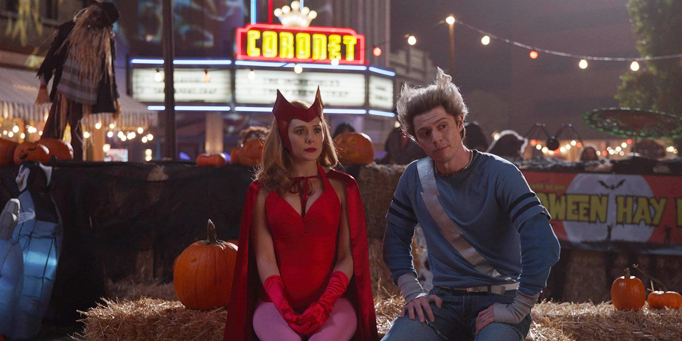 Wanda and Pietro on Halloween in WandaVision