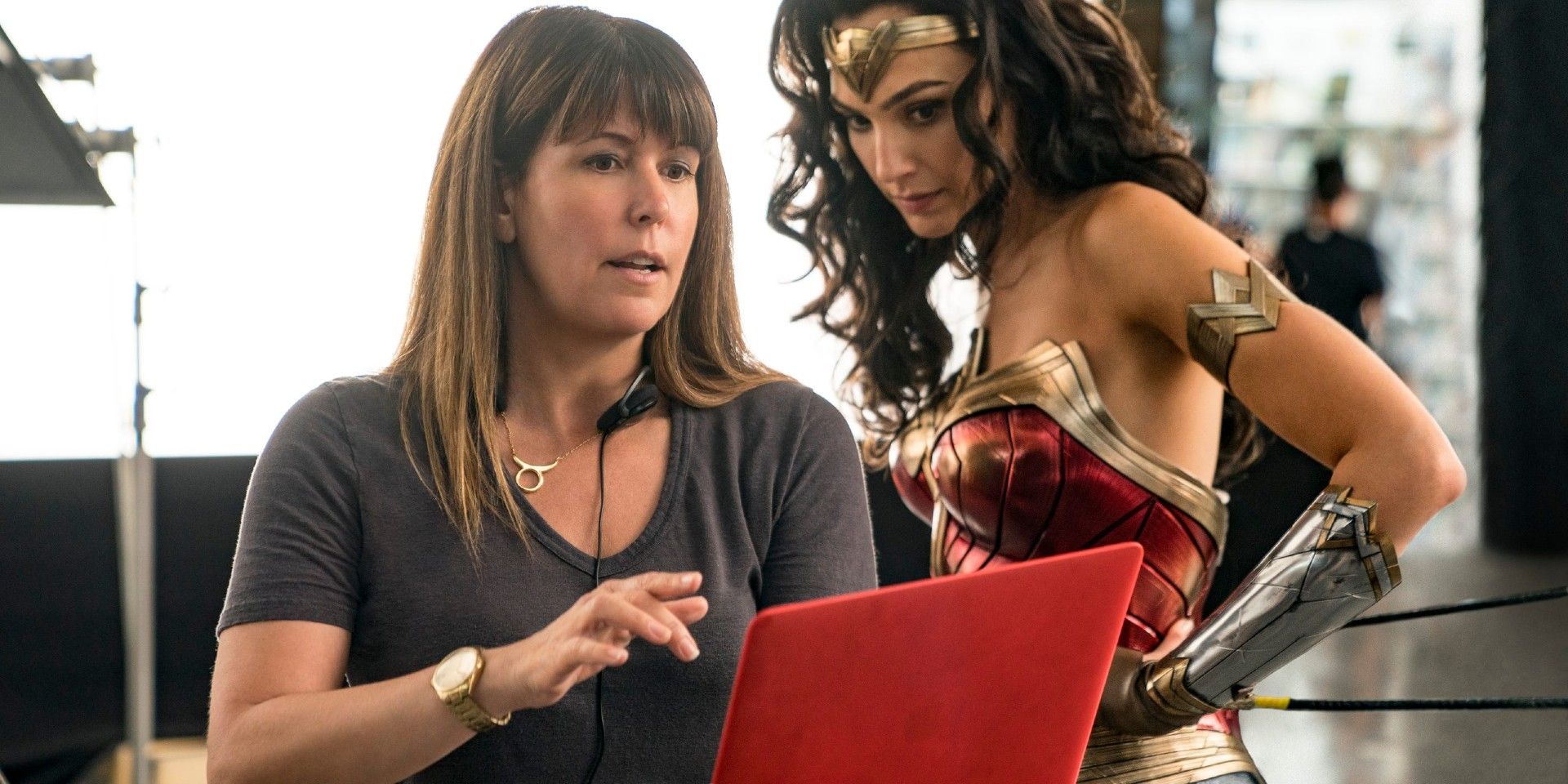 Patty Jenkins and Gal Gadot