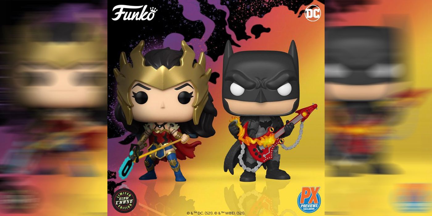DC Unveils Dark Nights - Death Metal Batman & Wonder Woman Funko Pops
