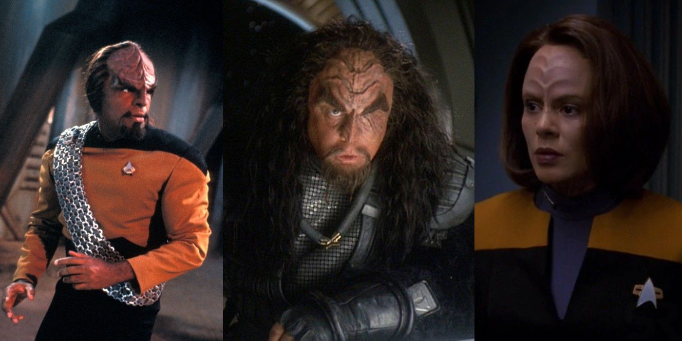Worf Martok And BElanna Torres From Star Trek