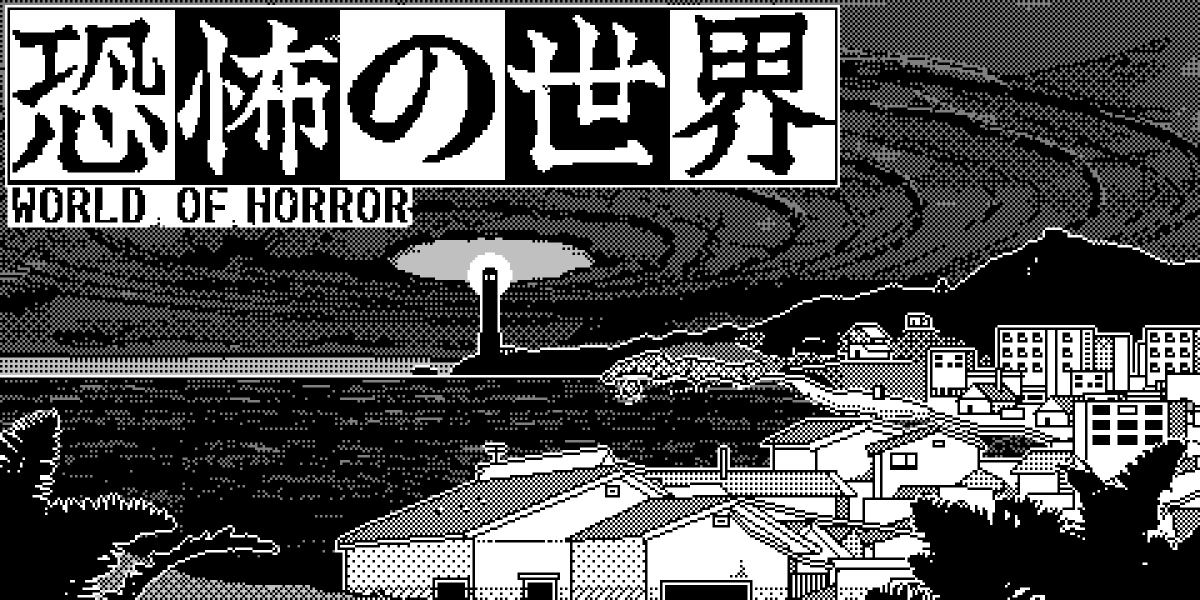 World of Horror's title screen.