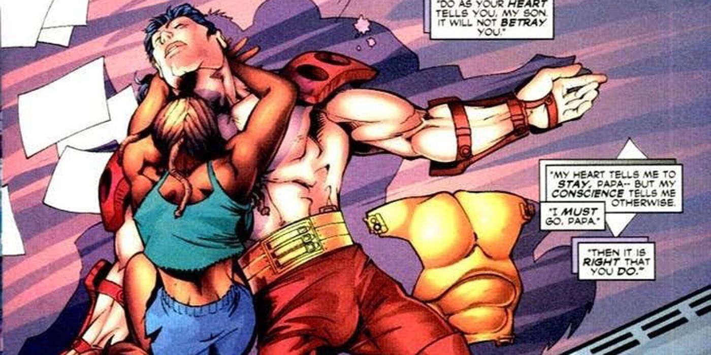 Kitty Pride holds Colossus' lifeless body in X-Men Comics