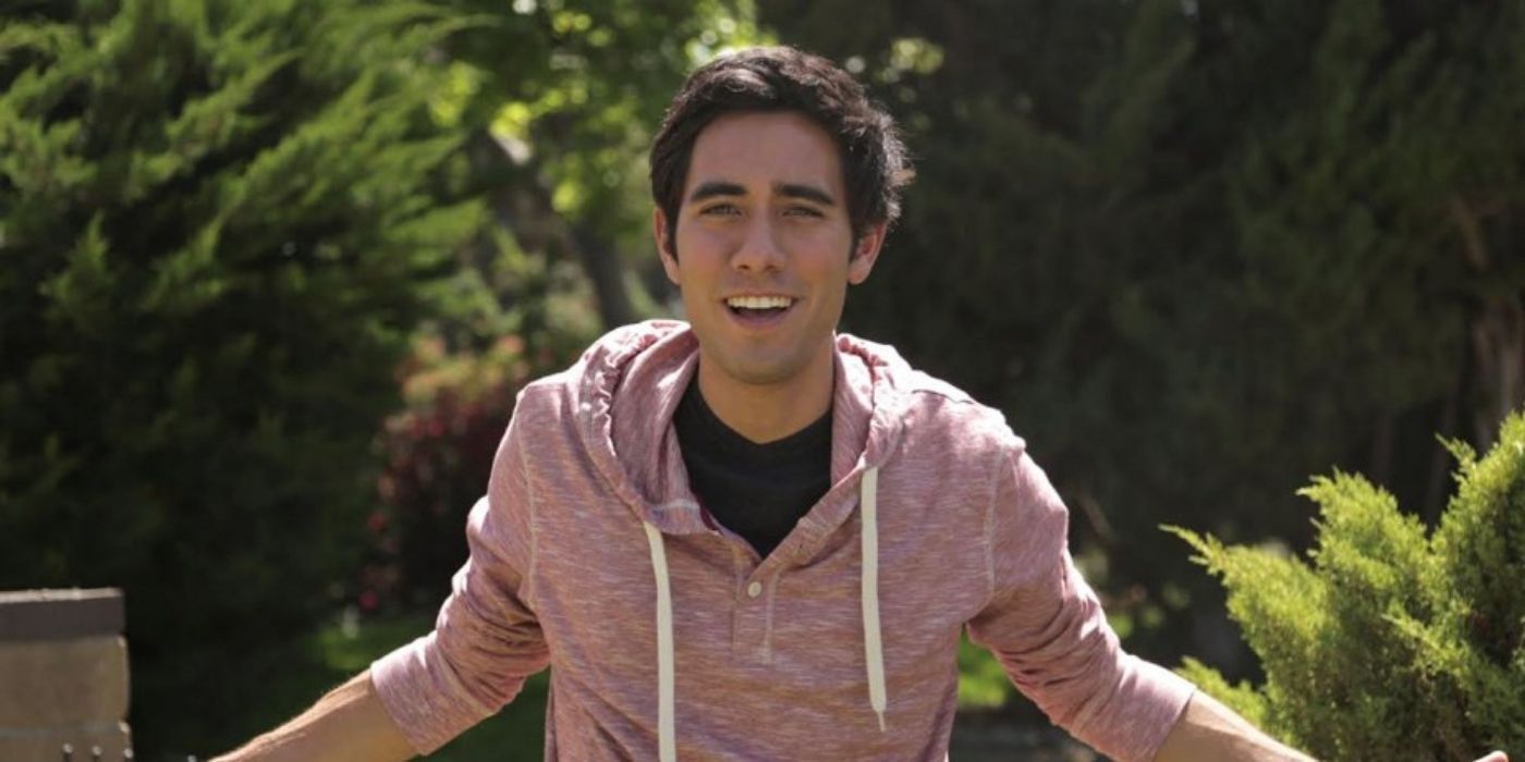 Zach King talking to the camera in TikTok.