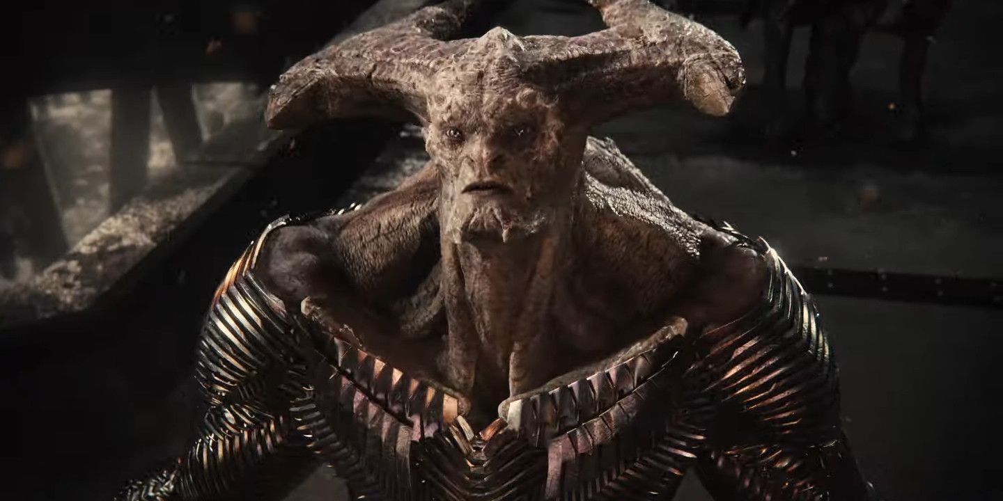 Zack Snyder's Justice League Steppenwolf Face No Armor