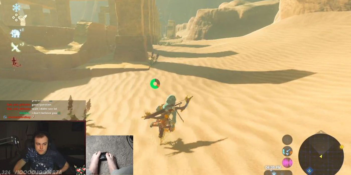 Breath of the Wild Completed By Zelda Player Using Feet, Not Hands