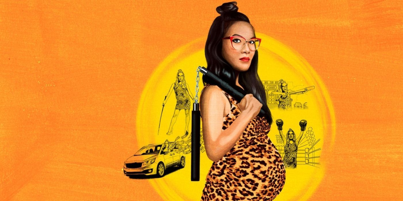 Ali Wong em uma foto promocional para seu especial de stand-up da Netflix