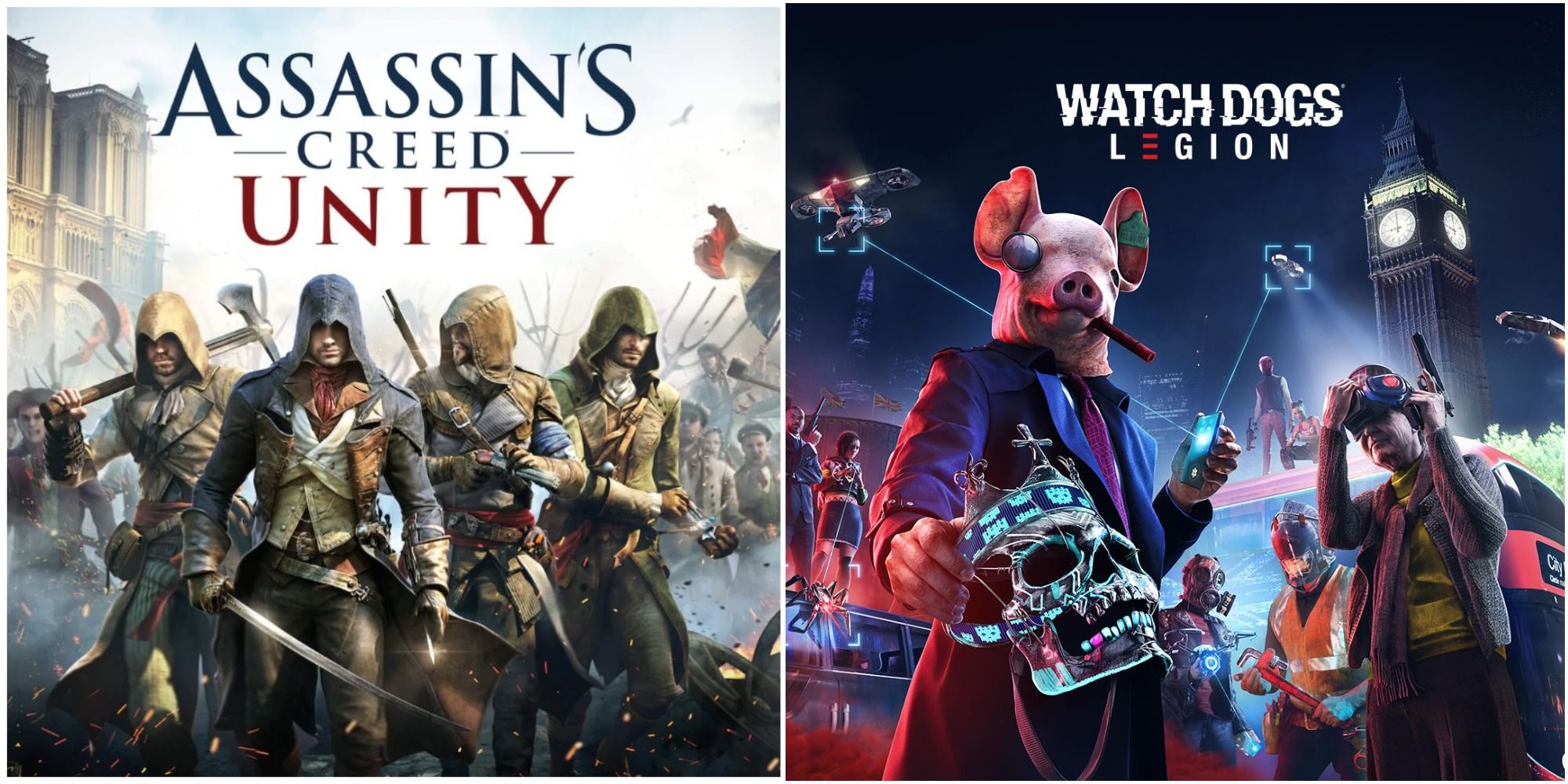 assassin's creed and watch dogs legion
