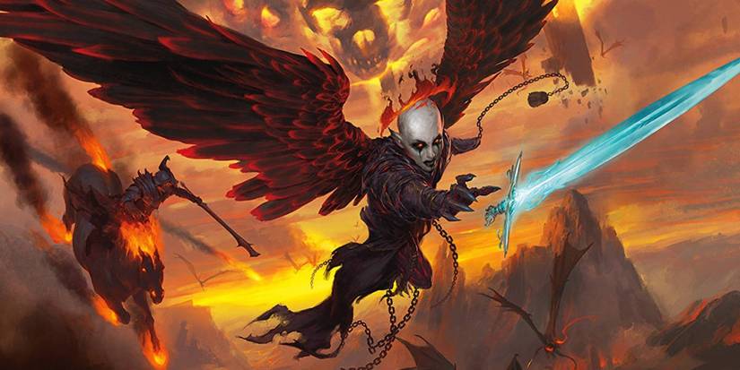 Art of Avernus from the Baldur's Gate: Descent Into Avernus cover.