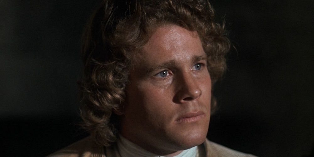 A closeup of Barry in Barry Lyndon