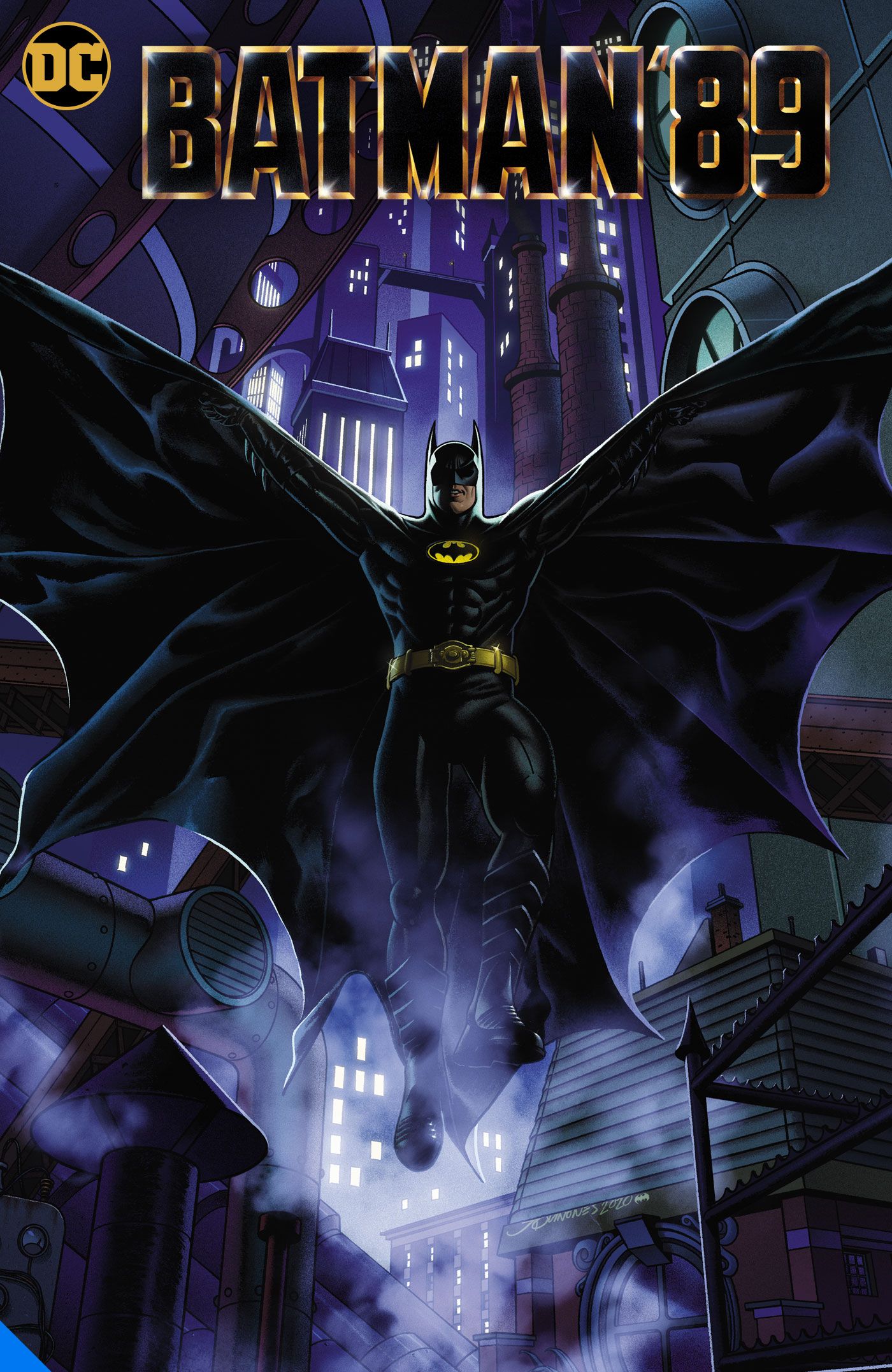 batman '89 comic book cover art full