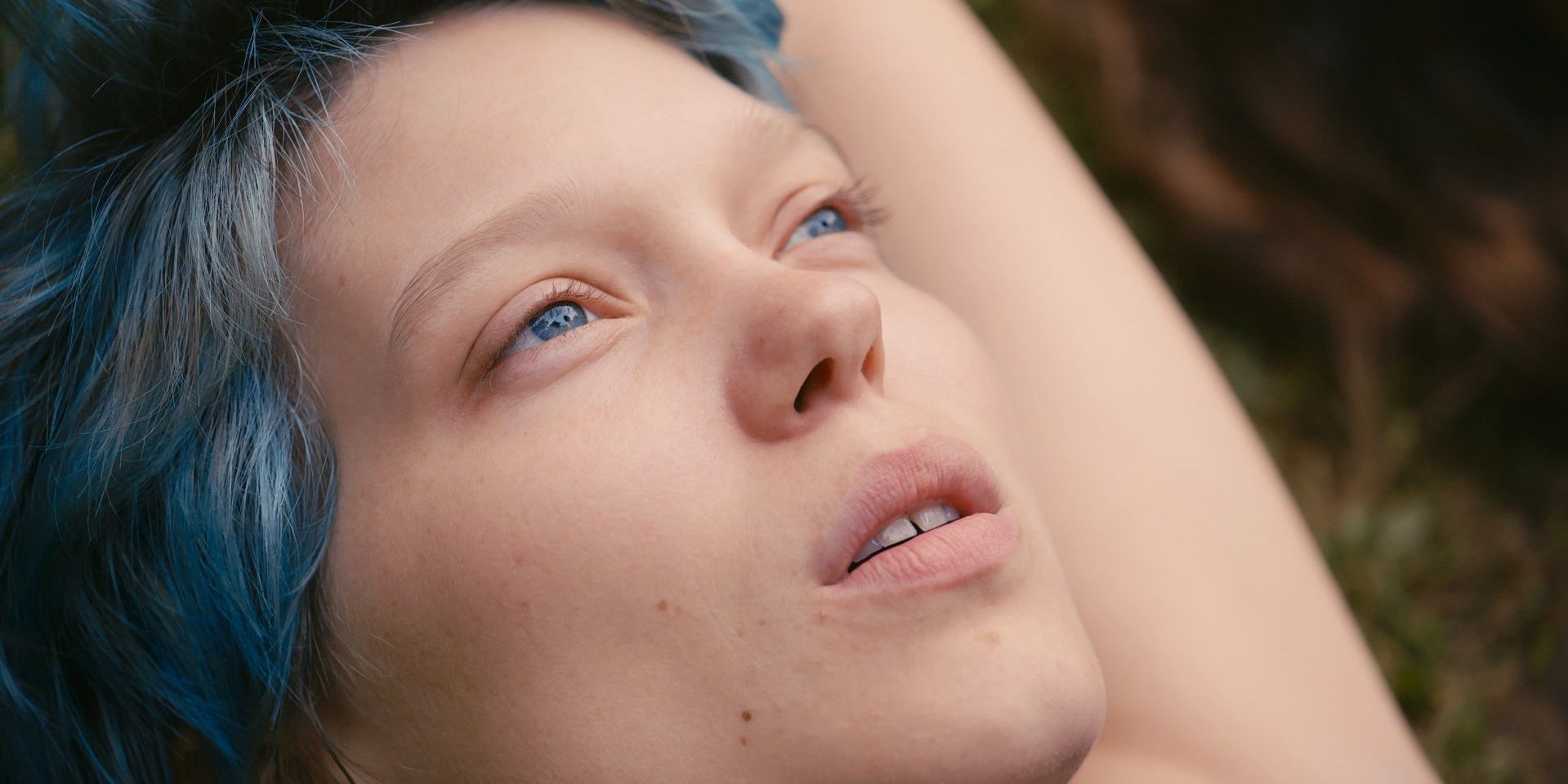 Close up shot from Blue is the Warmest Color