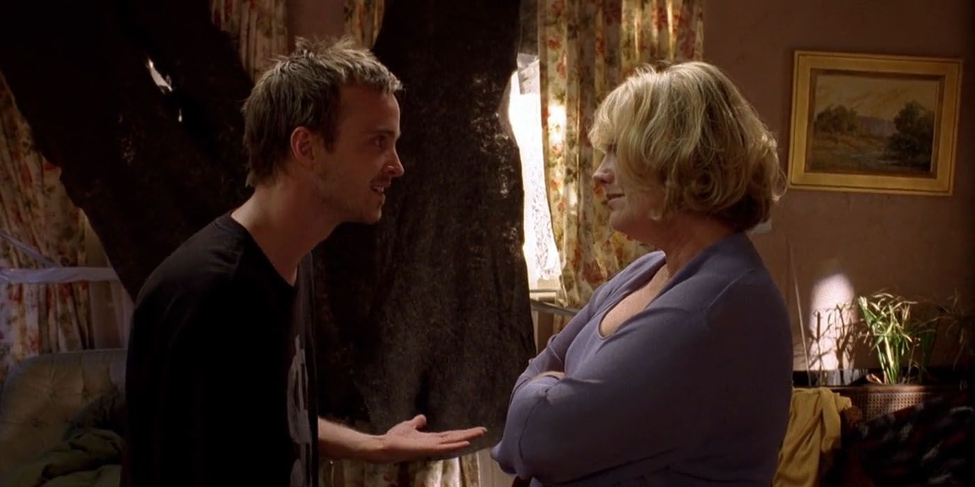 Jesse and his mom on Breaking Bad