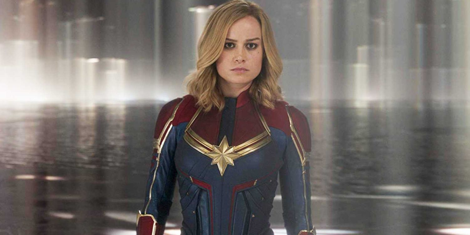 Brie Larson Wearing Her Captain Marvel Armor MCU