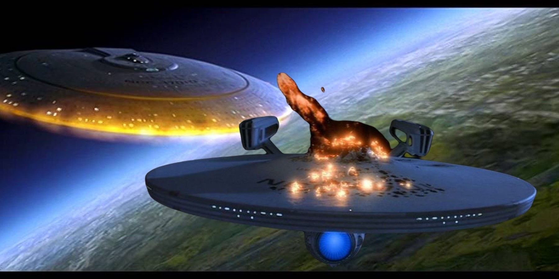 Star Trek Enterprise destroyed