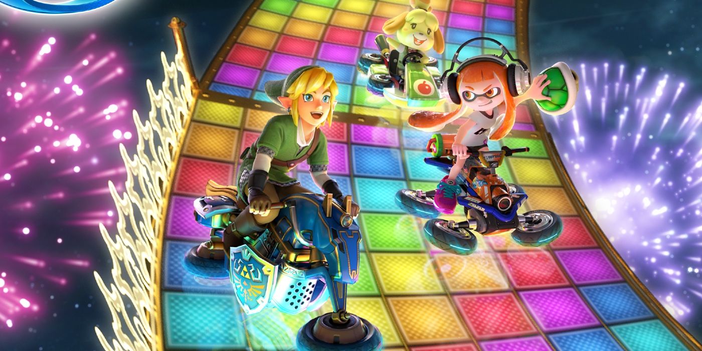 Link, Inkling, Isabelle Mario Kart 9 New Characters