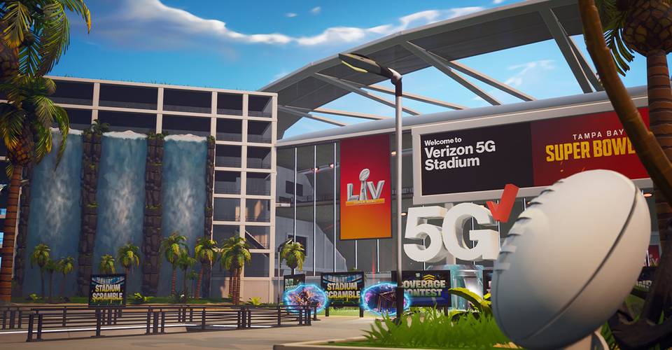 Fortnite S Huge Super Bowl Stadium Special Events Arrive In Creative Mode Fortnite S Huge Super Bowl Stadium Special Events Arrive In Creative Mode