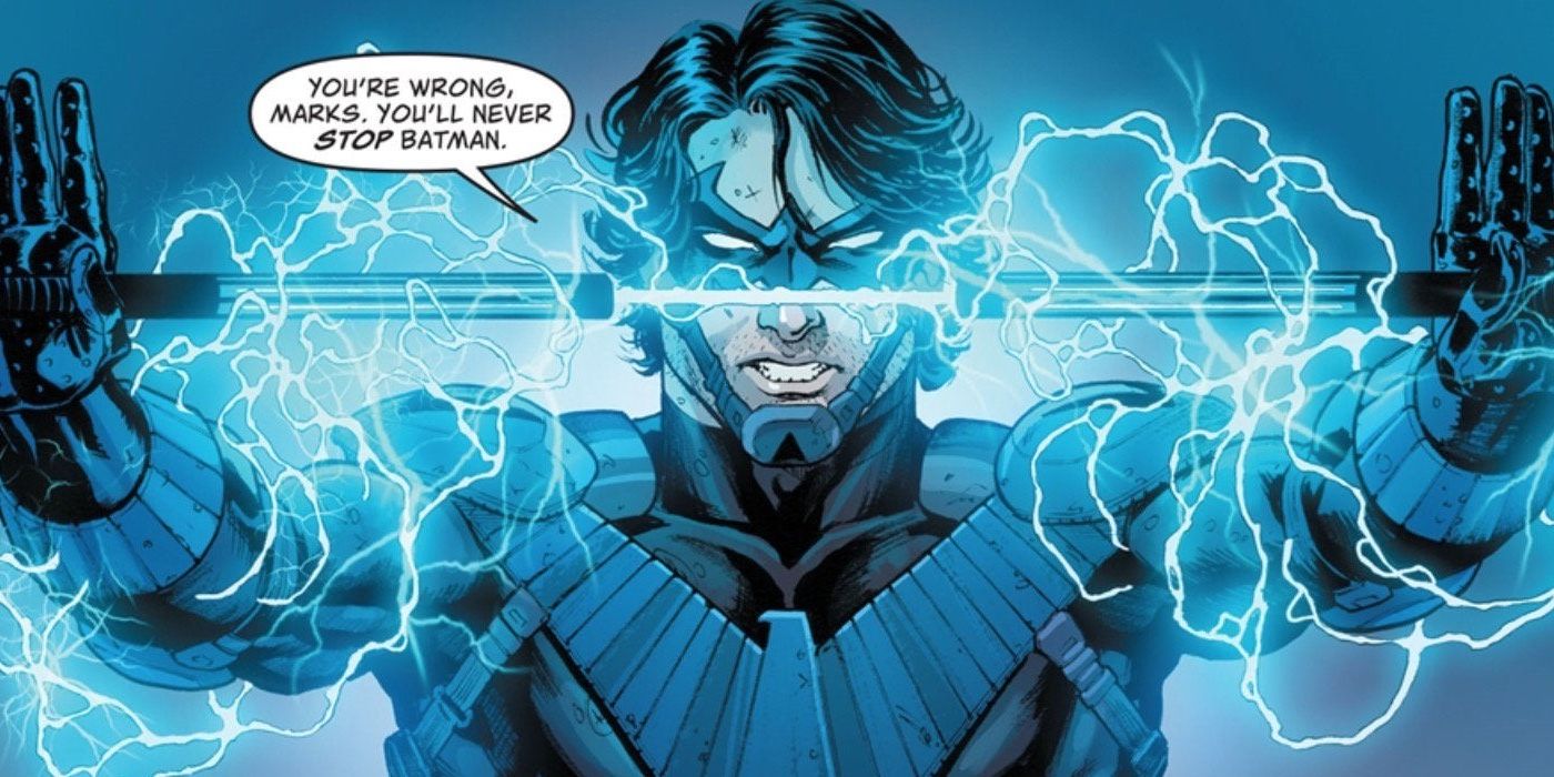 Warning: Spoilers for Future State: Nightwing #2! Nightwing has always been a member of the Bat-Family that holds the strongest ties to his mentor and father figure, Batman. From starting out as the original Robin to moving on to his current (and best) alter ego, Nightwing has taken the lessons learned from The Dark Knight and utilized them to their fullest, with Batman’s penchant for making wonderful bat-gadgets not lost on the one-time Boy Wonder. And now, in DC Comics’ near future, Nightwing 