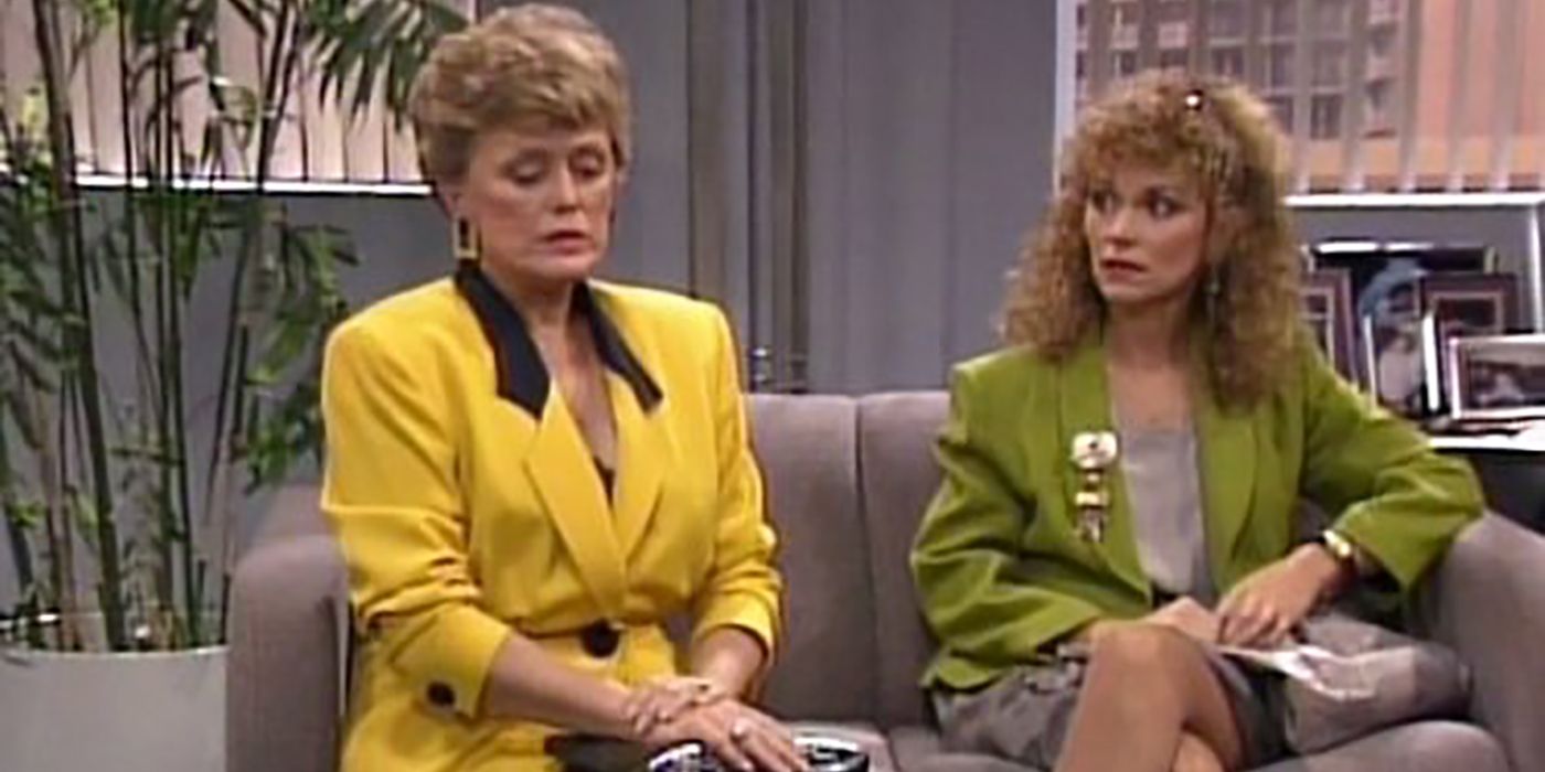 Blanche upset at Rebecca wanted to have a baby on her own