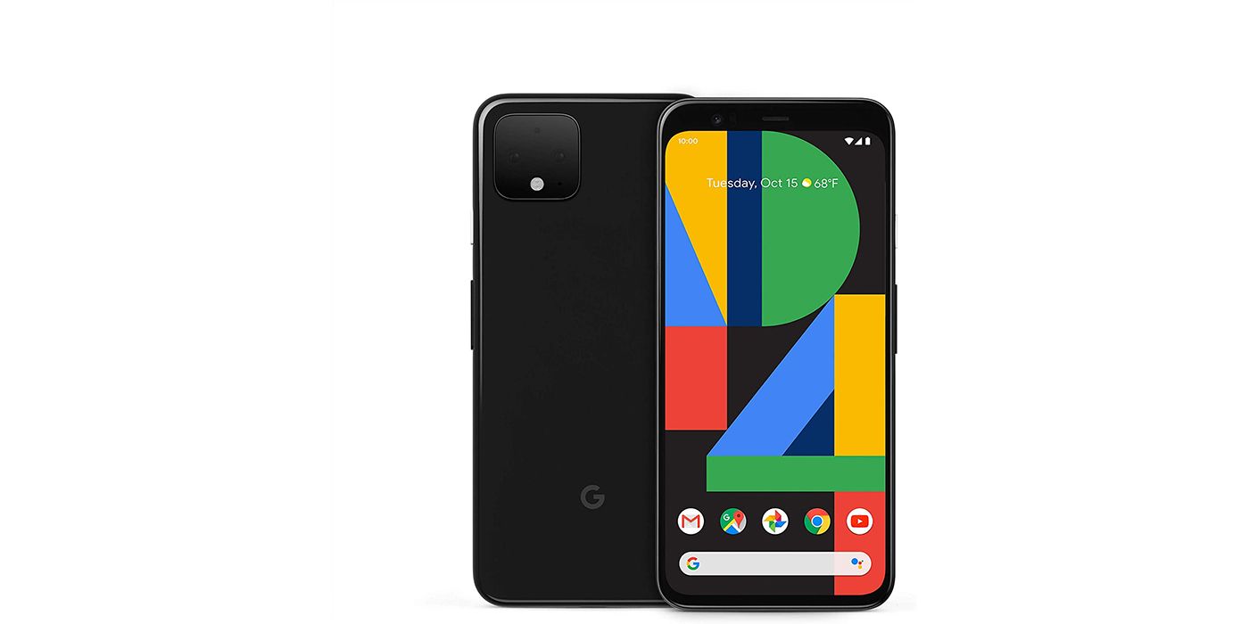 Google Pixel 4 model front and back
