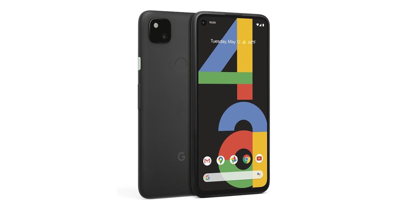 Google Pixel 4a model front and back