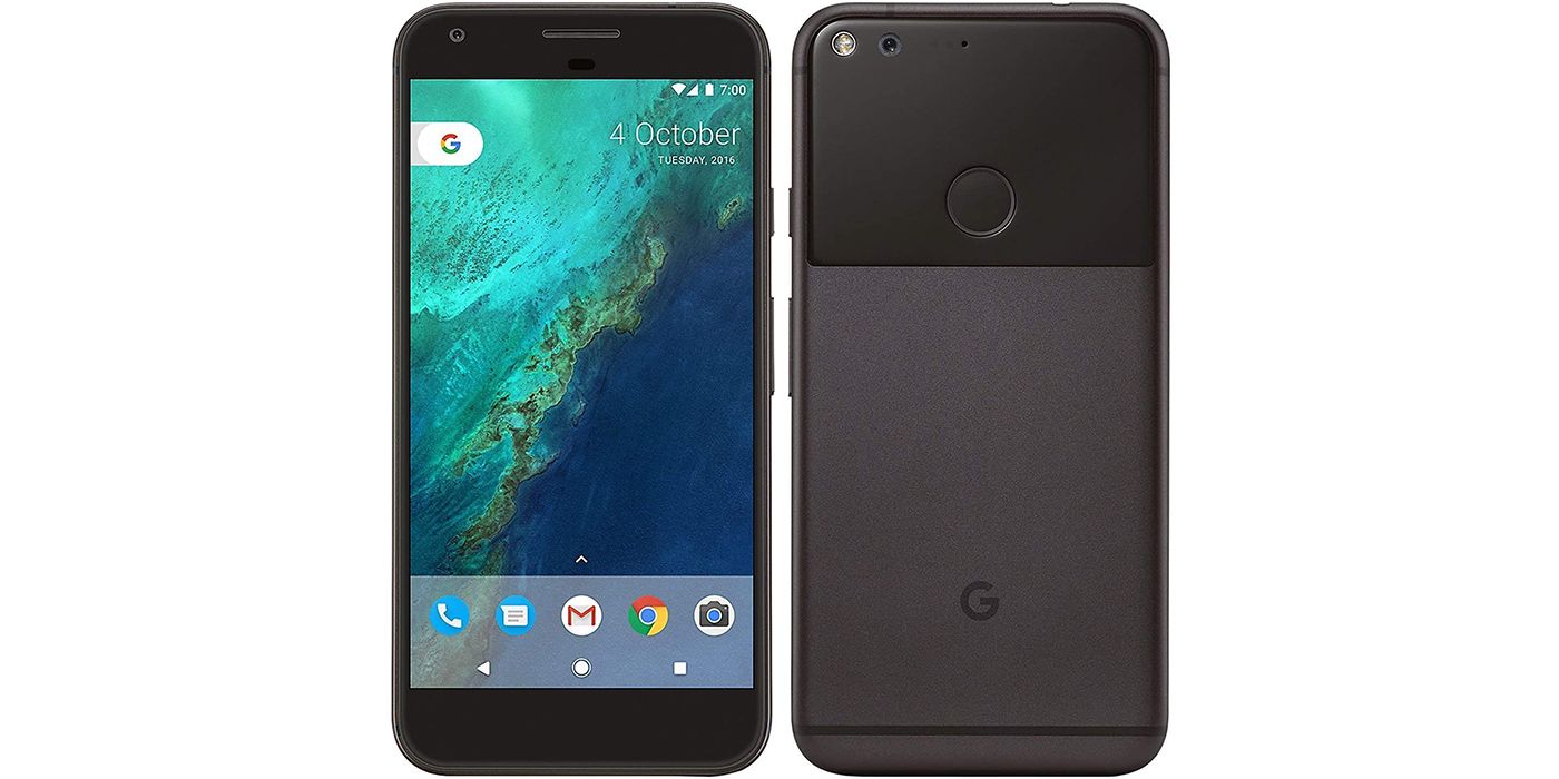 Google Pixel original 2016 model front and back